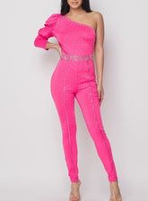 Charming Rhinestone Jumpsuit
